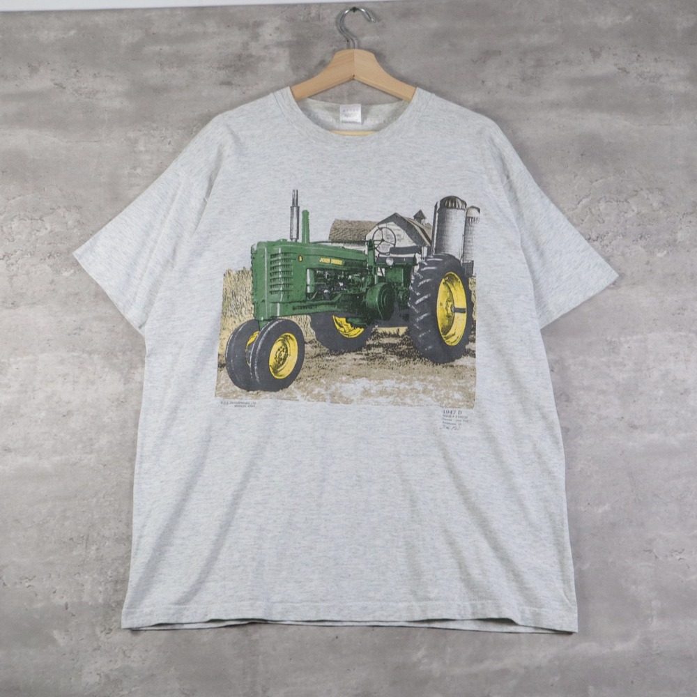 vintage john deere tractor graphic tee mens xl